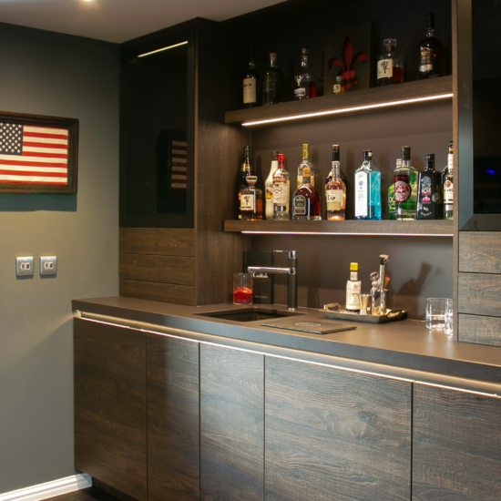 Creating the Perfect Home Bar. Feature Image. John Willox Kitchen Design.