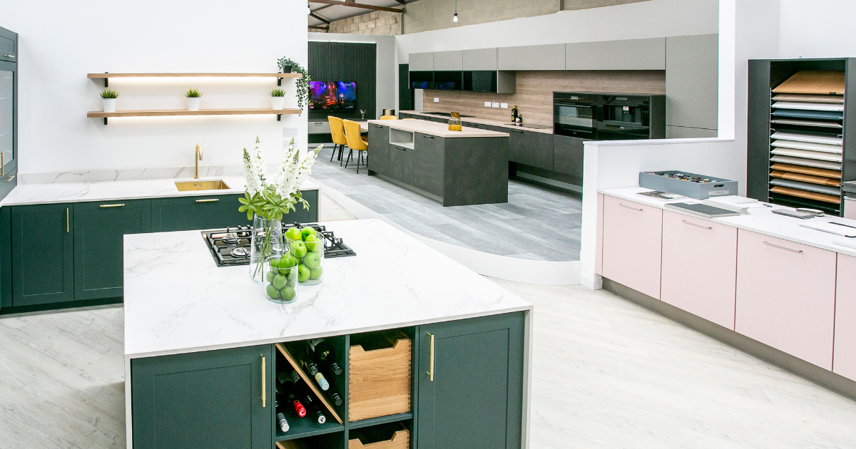 10 Things Our Designers Can’t Live Without in Their Kitchens. Showroom Image of John Willox Kitchen Design in Ellon, Aberdeenshire.