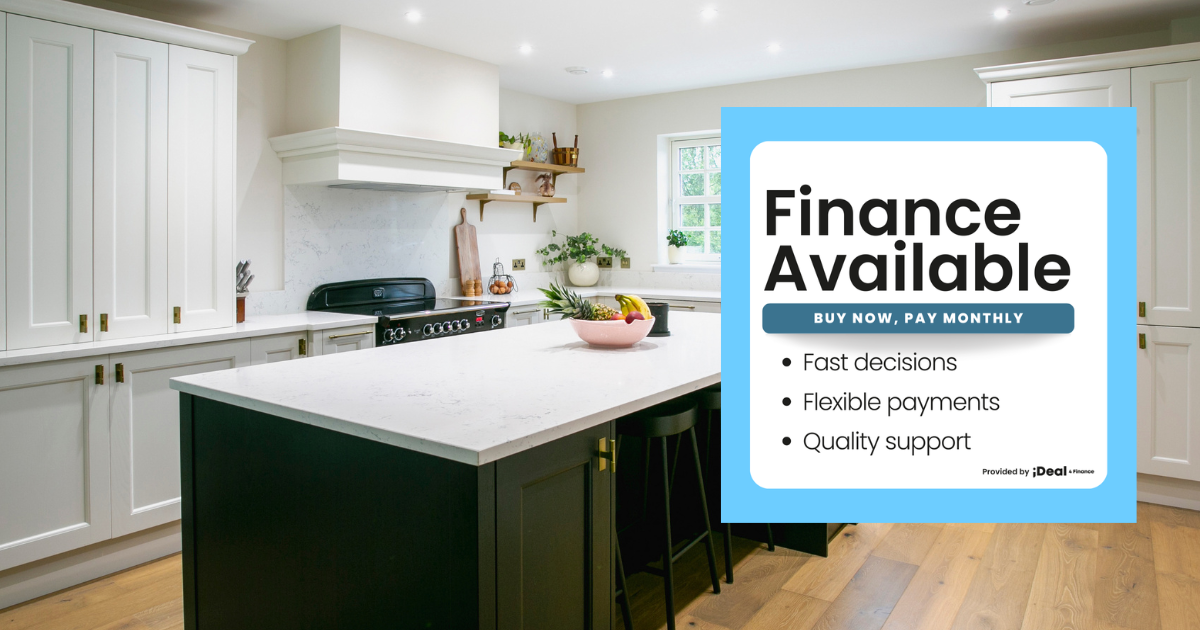Finance Available header. Available at John Willox Kitchen Design, Ellon, Aberdeenshire