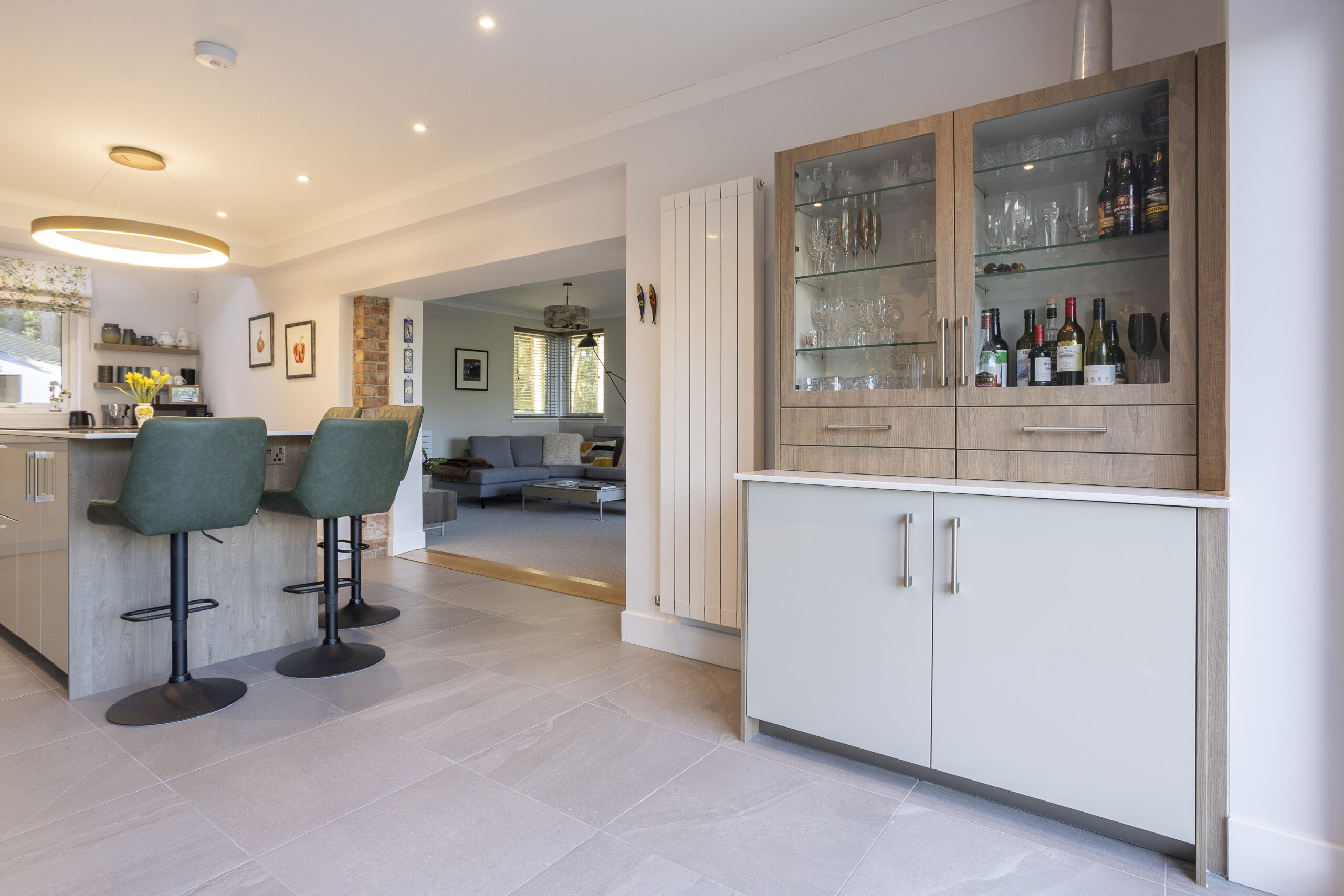 Island or peninsula? John Willox Project Story. With drinks cabinet